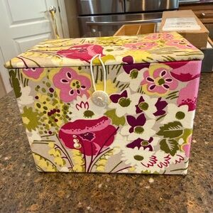 Vera Bradley Make Me Blush retired pattern  recipe or storage box